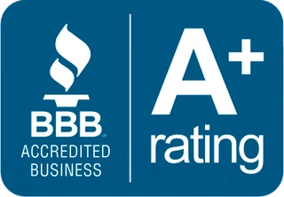 BBB Accredited Business, A+ rating