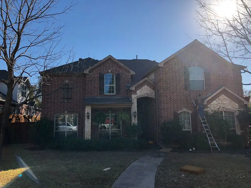 A finished roof replacement by Dimensional Pro Construction