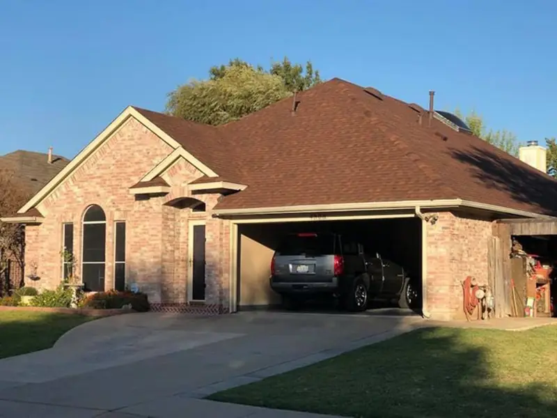 A finished roof replacement by Dimensional Pro Construction
