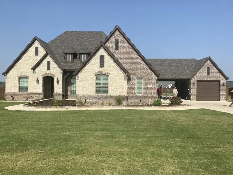 A finished roof replacement by Dimensional Pro Construction