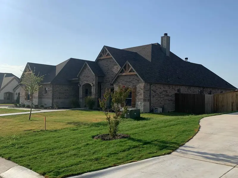 A finished roof replacement by Dimensional Pro Construction