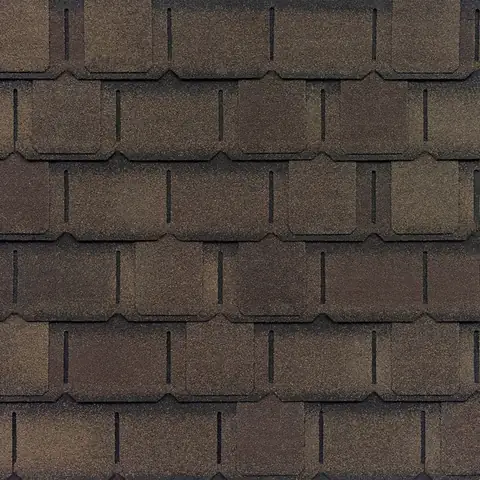 Camelot Ii Barkwood shingle color from GAF