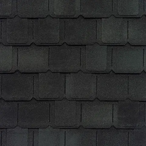 Camelot Ii Charcoal shingle color from GAF