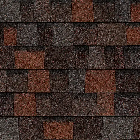Tru Def Designer Merlot Owens Corning shingle color